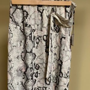 New with Tags Snakeskin Skirt